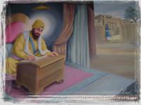Guru Gobind Singh Composing Literture